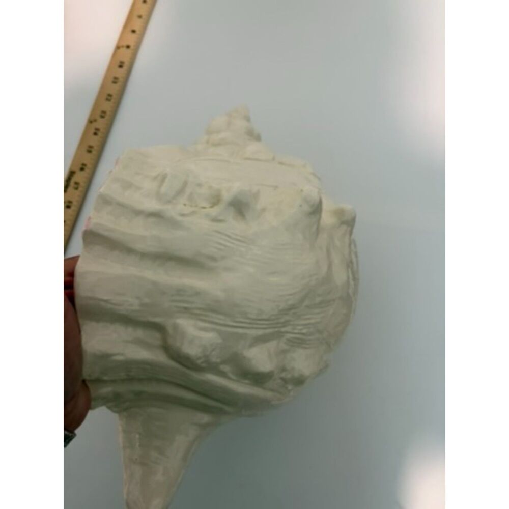 vtg.Large ceramic conch shell planter - Picture 4 of 10